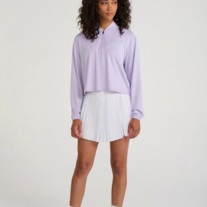 Bad Birdie Lavender Long Sleeve UV 1/4 Zip golf Top